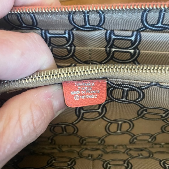 Hermes Silk In Azap Wallet - Picture 7 of 8
